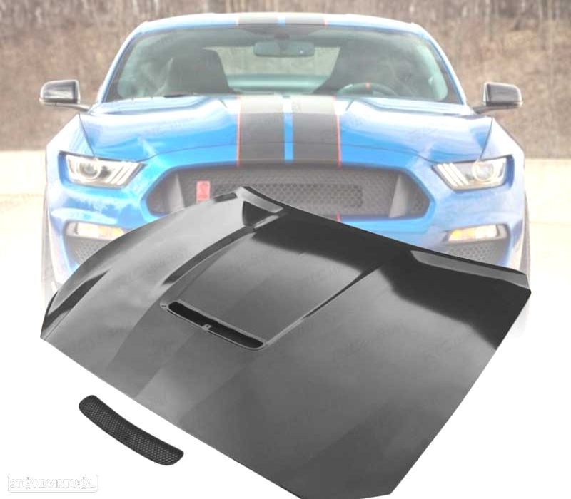 CAPÔ FORD MUSTANG 15-17 LOOK GT350 METAL - 1