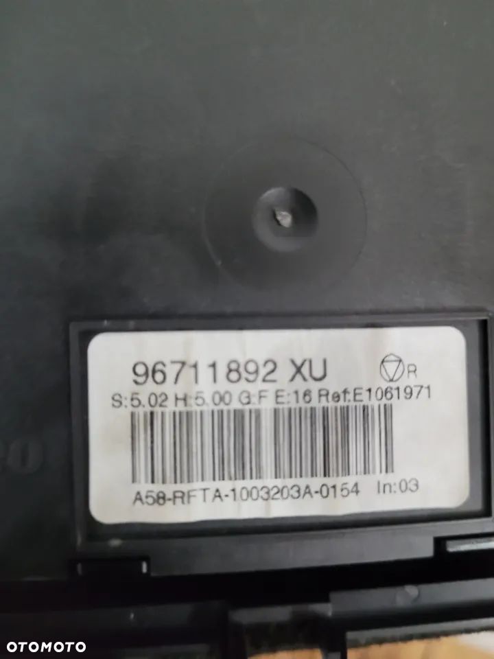 PANEL KLIMATYZACJI NAWIEWU CITROEN C3 PICASSO - 5