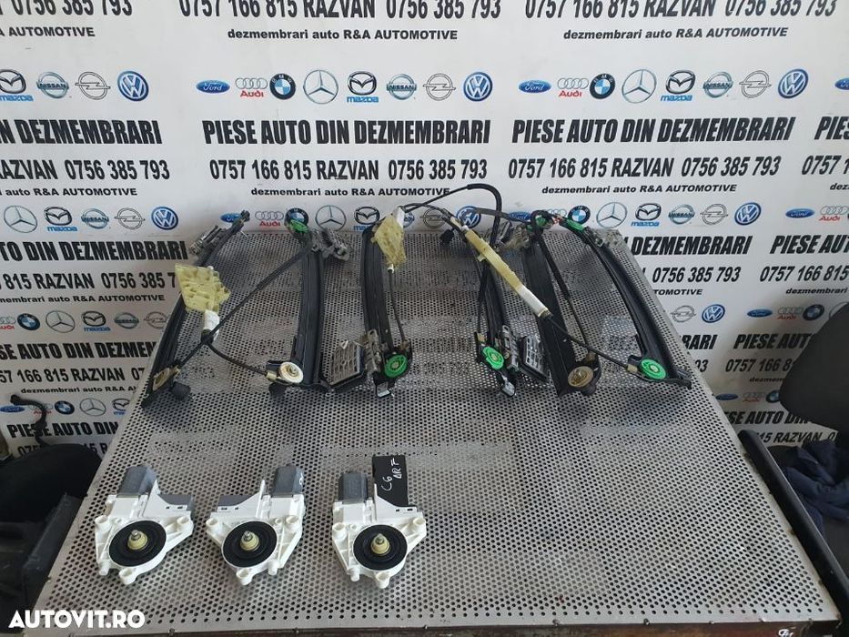 Macara Geam Electrica Fata Spate Citroen C6 Volan Stanga An 2006-2012 - 3