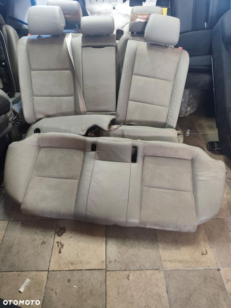 AUDI A6 C6 04- FOTELE KANAPA PÓŁSKÓRA ALCANTARA - 6