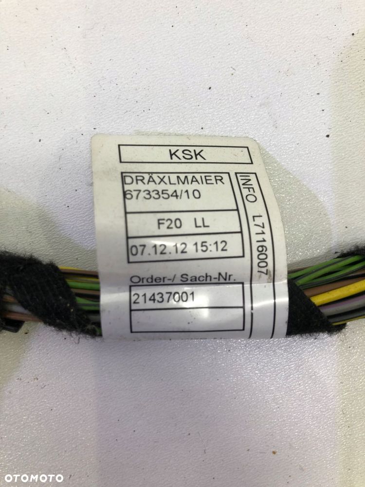 BMW F20 WIĄZKA PDC TYŁ TYLNA 9279491 - 3