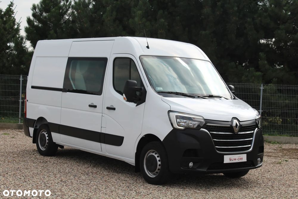 Renault Master L2H2 2.3dCi 135KM/ BRYGADÓWKA/DOKA 6-CIO OSOBOWA/ HAK/ KLIMA/ TEMPOMAT/ SALON POLSKA/ PIERWSZY WŁAŚCICIEL/ FV 23%/ BARDZO ZADBANY !!! - 5
