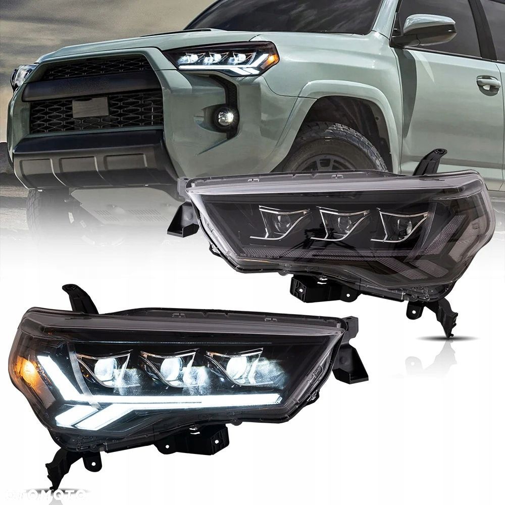 Reflektory Lampy kpl Vland Led Tuning Toyota 4runner 4-Runner V 5 14-24 z24 - 2