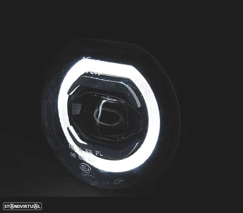 FARÓIS NEVOEIRO PARA MINI COOPER F54 F55 F56 F57 LUZ DIURNA LED PRETO - 4