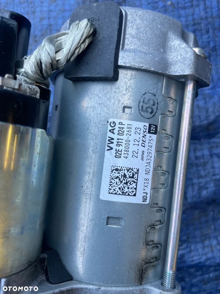 VW SKODA AUDI rozrusznik 02e911024p jak nowy 4 tys km - 2