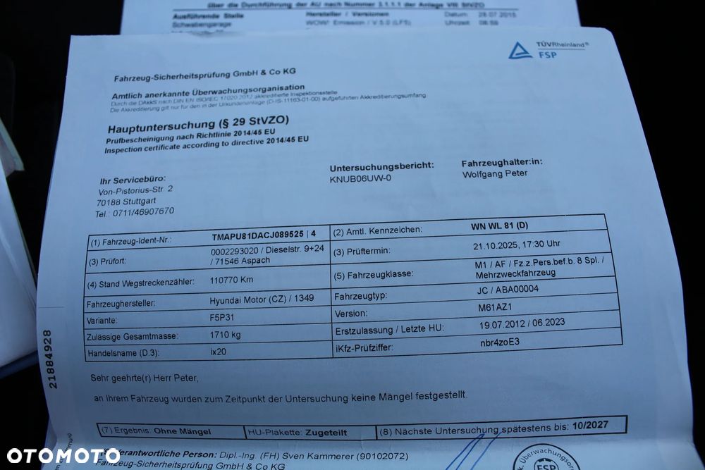 Hyundai ix20 1.6 blue YES Gold - 29