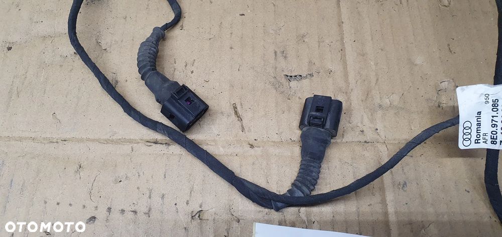 Wiązka instalacja czujników PDC tył tylna Audi A4 B6 Kombi 8E0971085 - 3