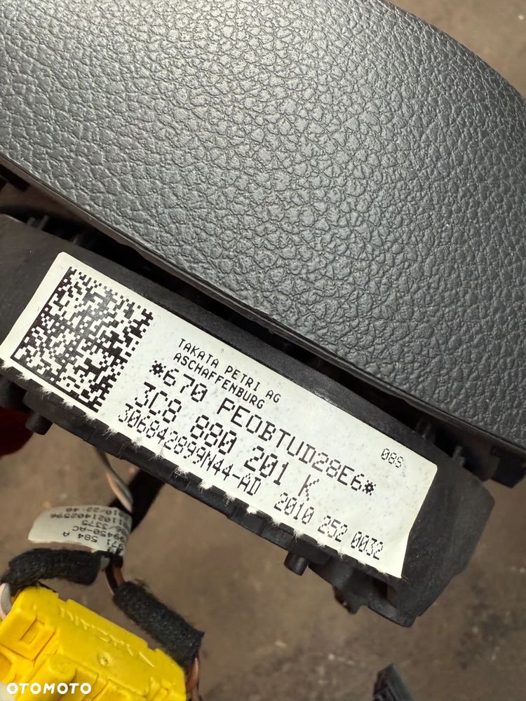 VW GOLF PASSAT KIEROWNICA MULTIFUNKCJA PODUSZKA 3C8419091BE 3C8880201K - 3