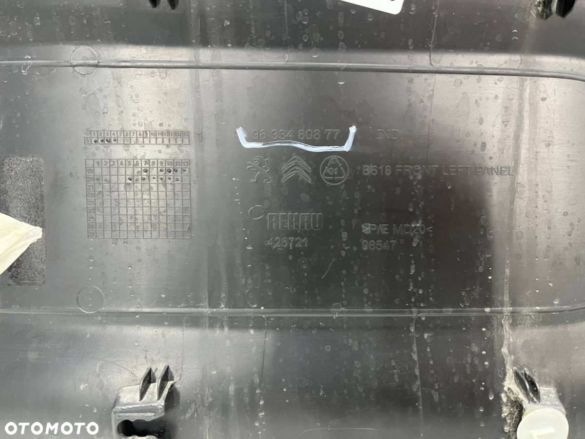 Listwa Citroen C3 III LIFT 20r.- LEWA przednia nakładka drzwi bocznych lewy przód 9833480877 - 14