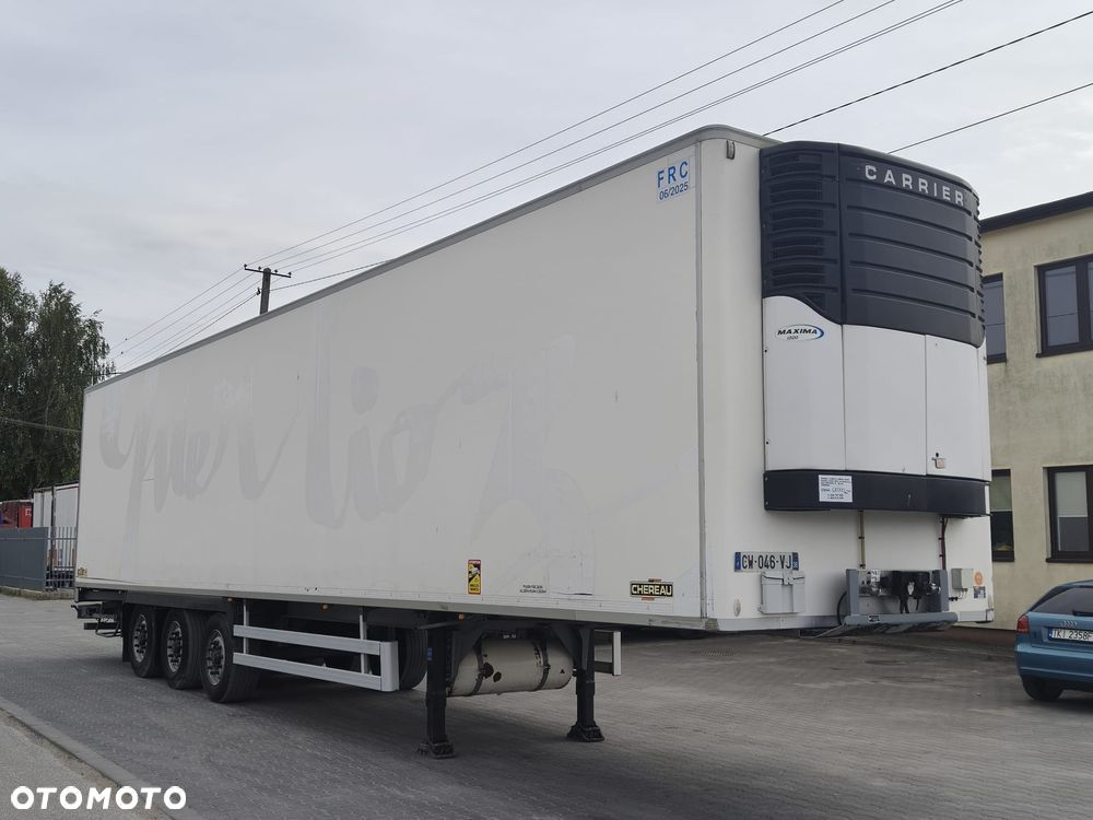 Chereau CHŁODNIA / CARRIER MAXIMA 1300 / OSIE BPW / OŚ PODNOSZONA / KOSZ NA  KOŁO ZAPASOWE - 4