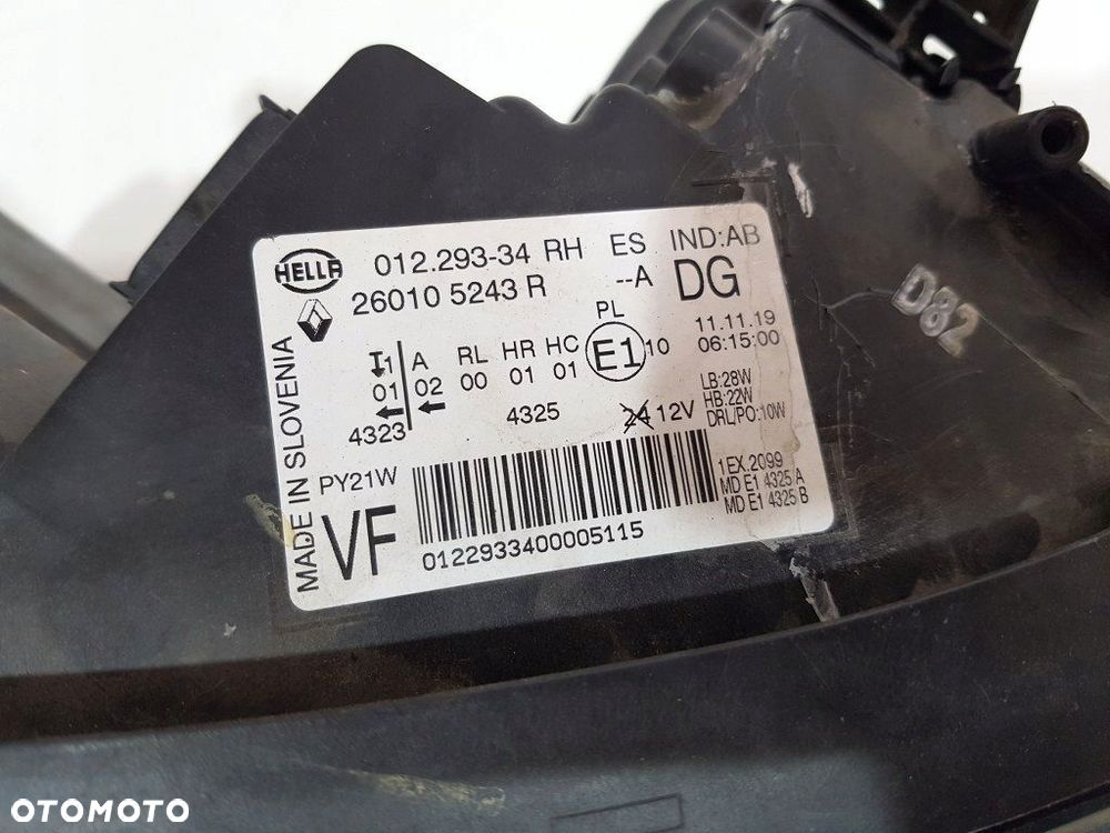 RENAULT SCENIC IV 4 LIFT FULL LED PURE VISION LAMPA PRZÓD PRZEDNIA PRAWA EU - 6