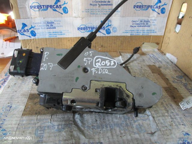 Fecho 24094158  PEUGEOT 207 2005 FD ELETRICO CITROEN C4 PICASSO 2011 1.6HDI 112CV 5P CINZA FD 4 PINOS - 3