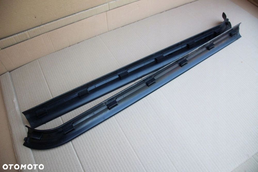 Listwy progowe listwa dywanu BMW e82 e88 czarne komplet - 3