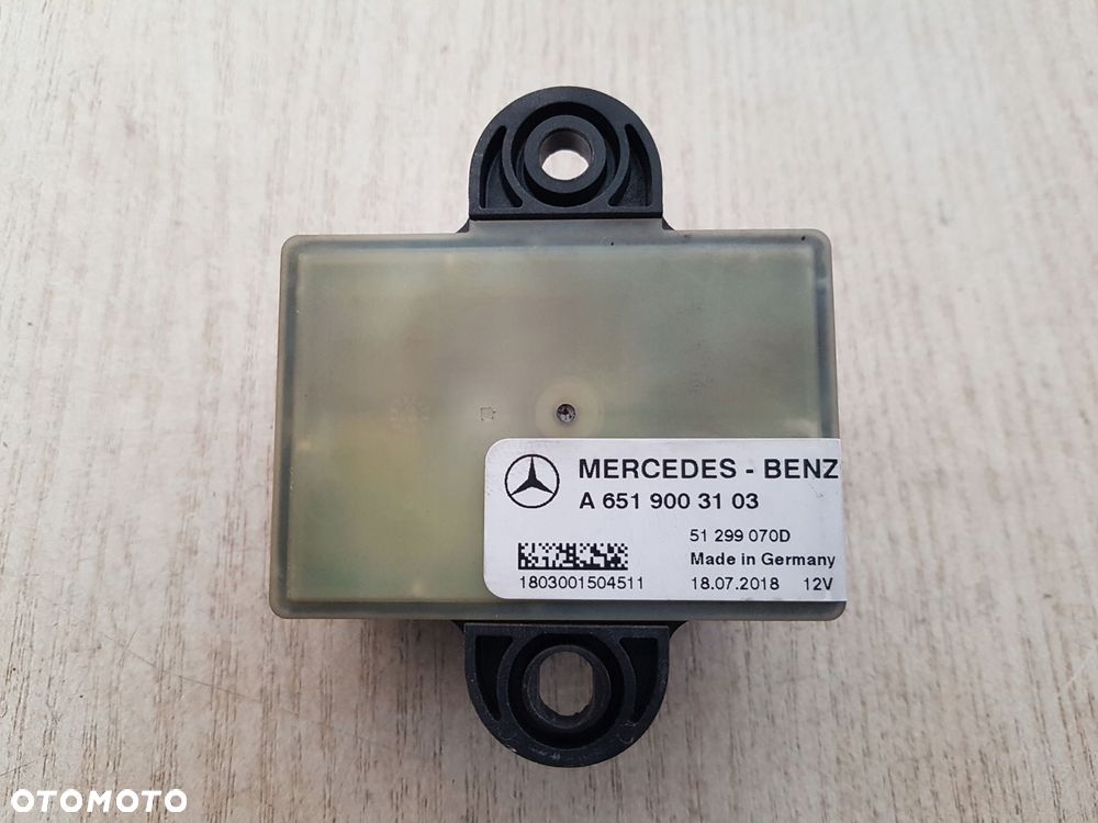 mercedes przekaźnik moduł świec żarowych komputer sterownik a6519007903 - 3