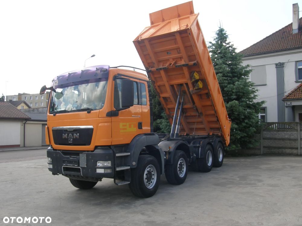 MAN TGS 41.440 8x4 470000km manual wywrotka Meiller-Kipper z Niemiec - 14
