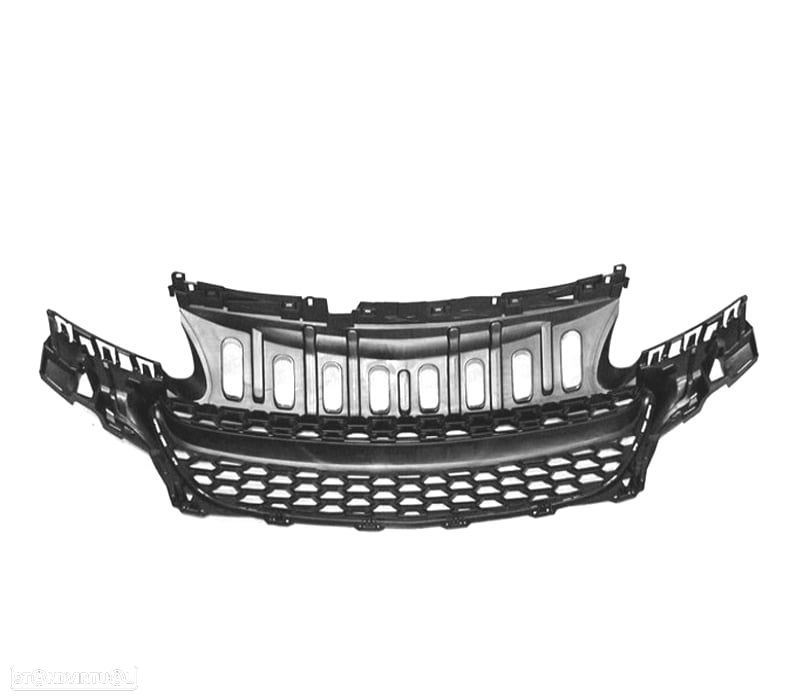 GRELHA FRONTAL DESPORTIVA PARA OPEL CORSA E 14-19 MATT BLACK EDITTION - 3