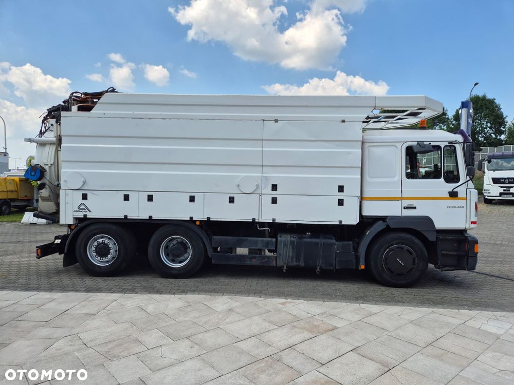 MAN FE 28.460 6X4 / WUKO / ASENIZACYJNY / ASSMANN / RECYKLING / 7000L + 1700L / NIE RDZEWKA BECZKA / SERWISOWANY / SOLIDNA ZABUDOWA / CZYSZCZENIE KANALIZACJI - 6