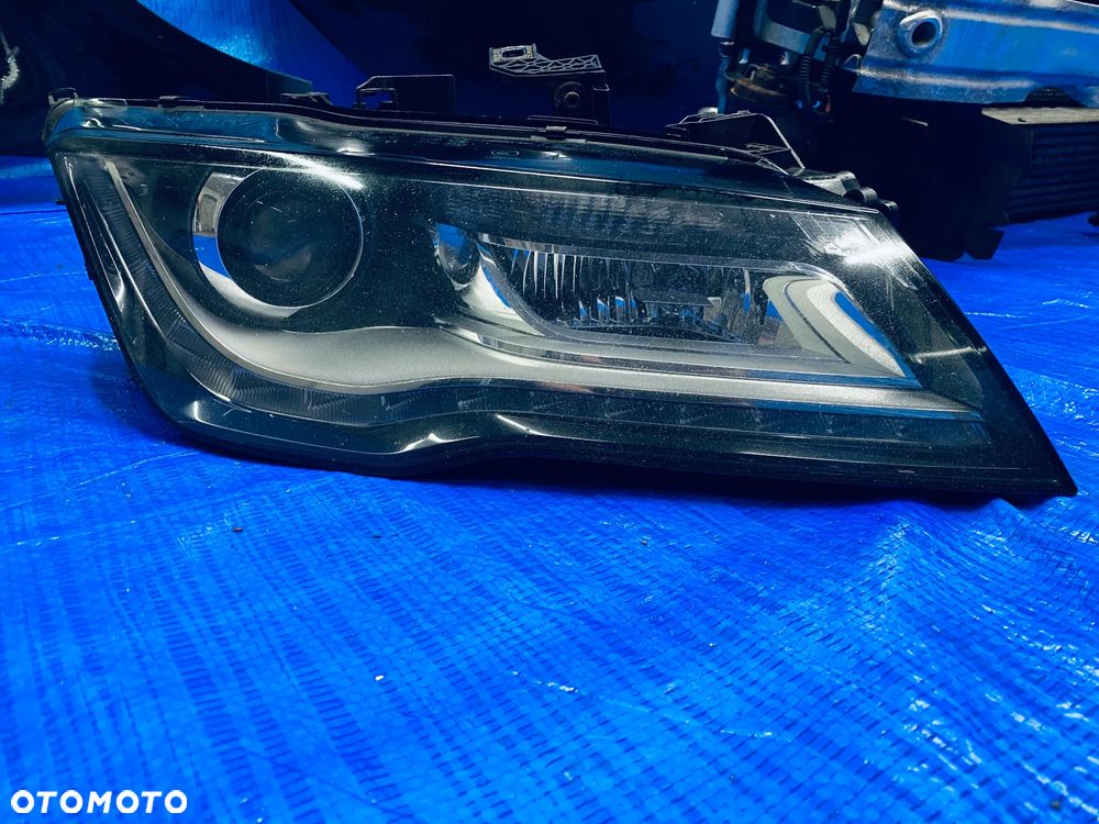 PRZÓD KOMPLETNY AUDI A7 C7 4G S-LINE 3.0 TDI CZARNY LY9B MASKA ZDERZAK BŁOTNIKI LAMPY BI XENON LED PAS PRZEDNI CHŁODNICE KOMPLET LAKIER LY9B ORYGINAŁ - 16