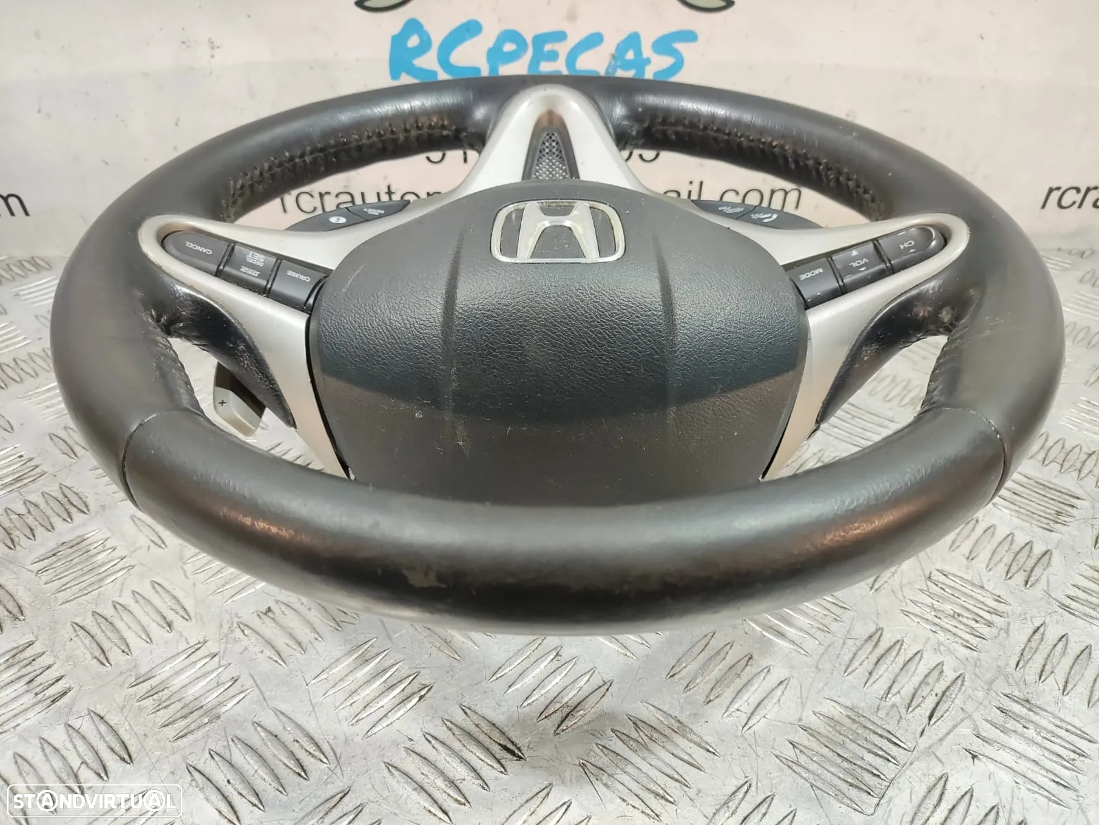 Volante + Airbag Honda Civic VIII 8 MK8 FN FK FK3 Pele - 8