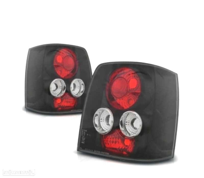 FAROLINS VOLKSWAGEN VW PASSAT VARIANT 96-00 FUNDO PRETO - 1