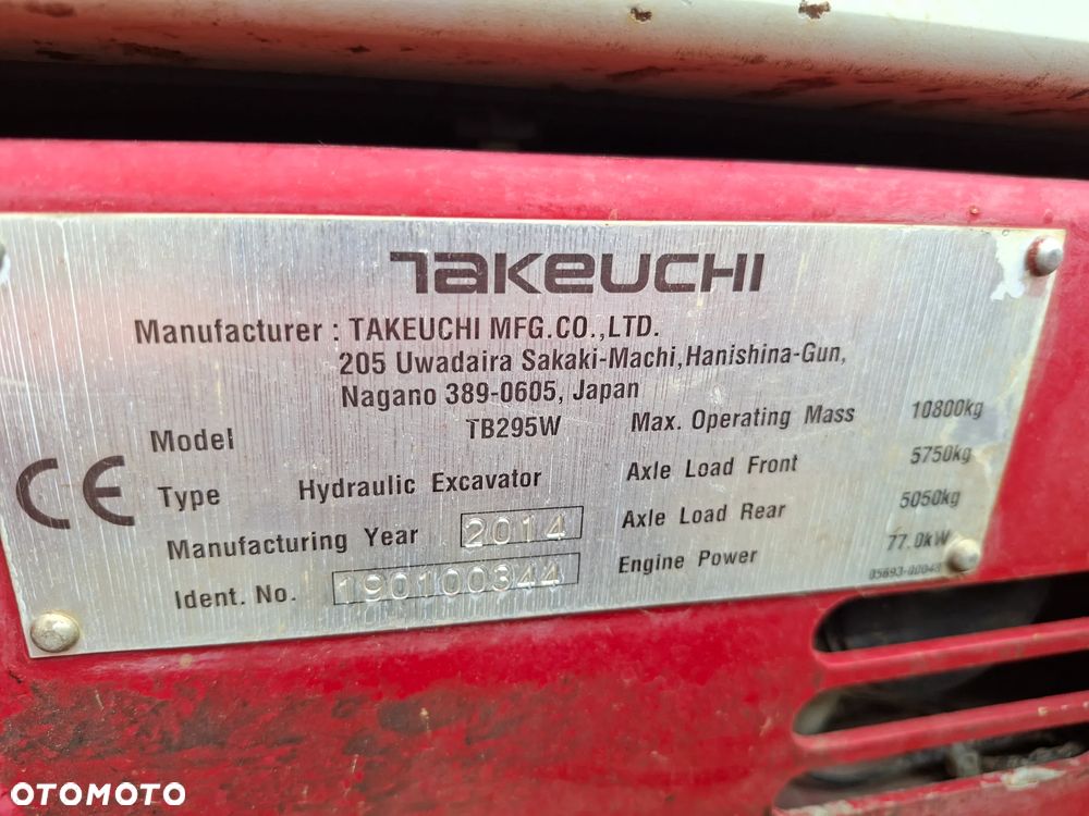 Takeuchi TB295W - 13