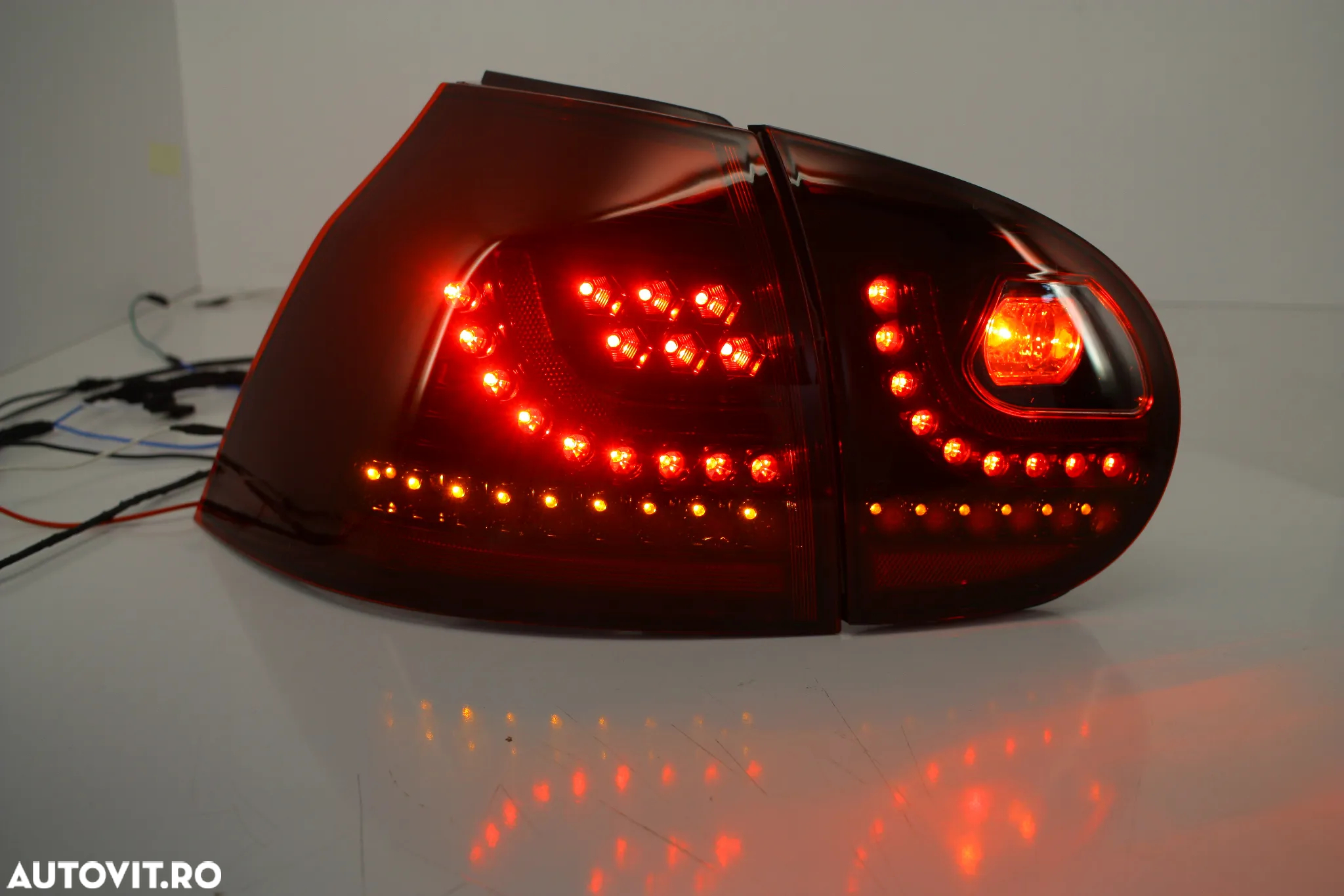 Stopuri LED compatibil cu VW Golf V 5 (2004-2009) Rosu Inchis - 4