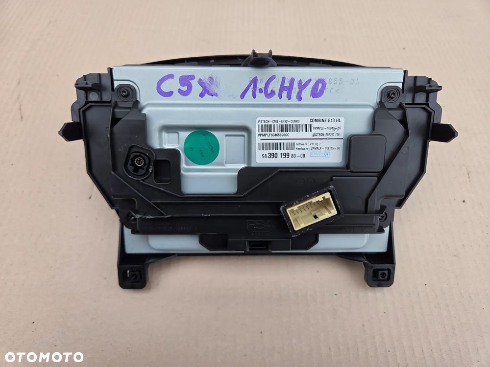 Licznik zegar wyświetlacz Europa Citroen C5X 1.6 HYBRYDA  9839019980 - 6