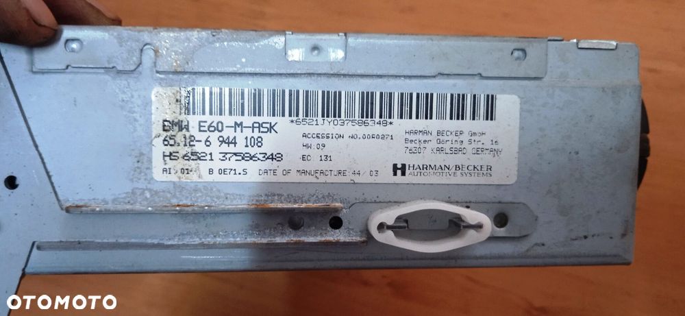 Radio BMW E60 65126944108 - 2