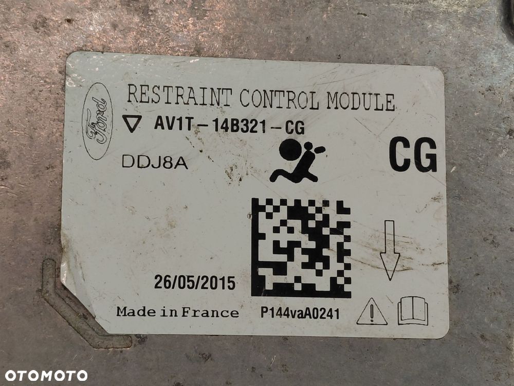 MODUŁ PODUSZEK POWIETRZNYCH SENSOR AIRBAG FORD B-MAX AV1T-14B321-CG - 5