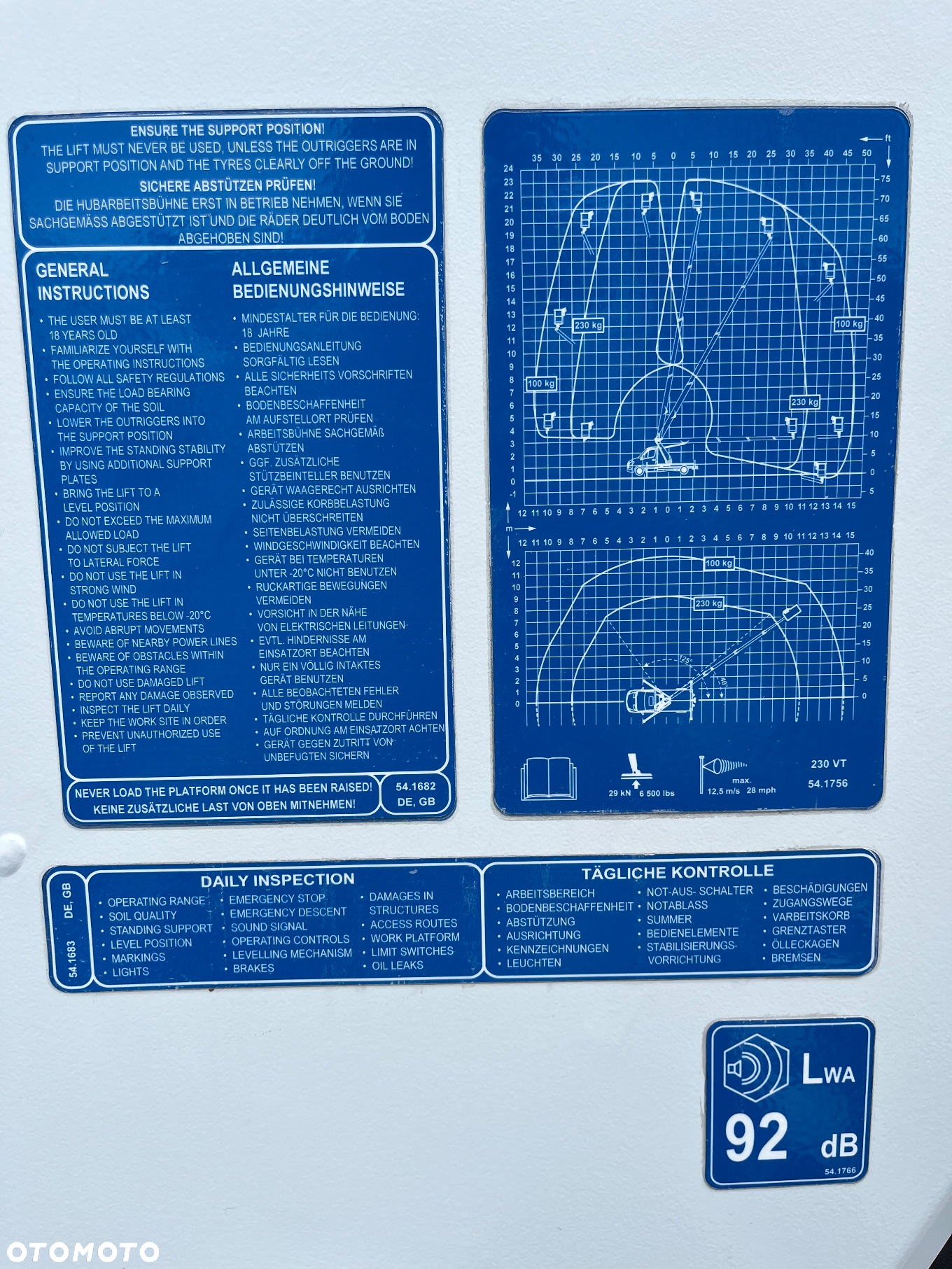 Mercedes-Benz Podnośnik Koszowy Zwyżka Dino 230VT 23 metry 15 metrów bok Mega zasięgi!! Jak Ruthmann Wumag Gsr Sterowanie z Pilota !! - 8
