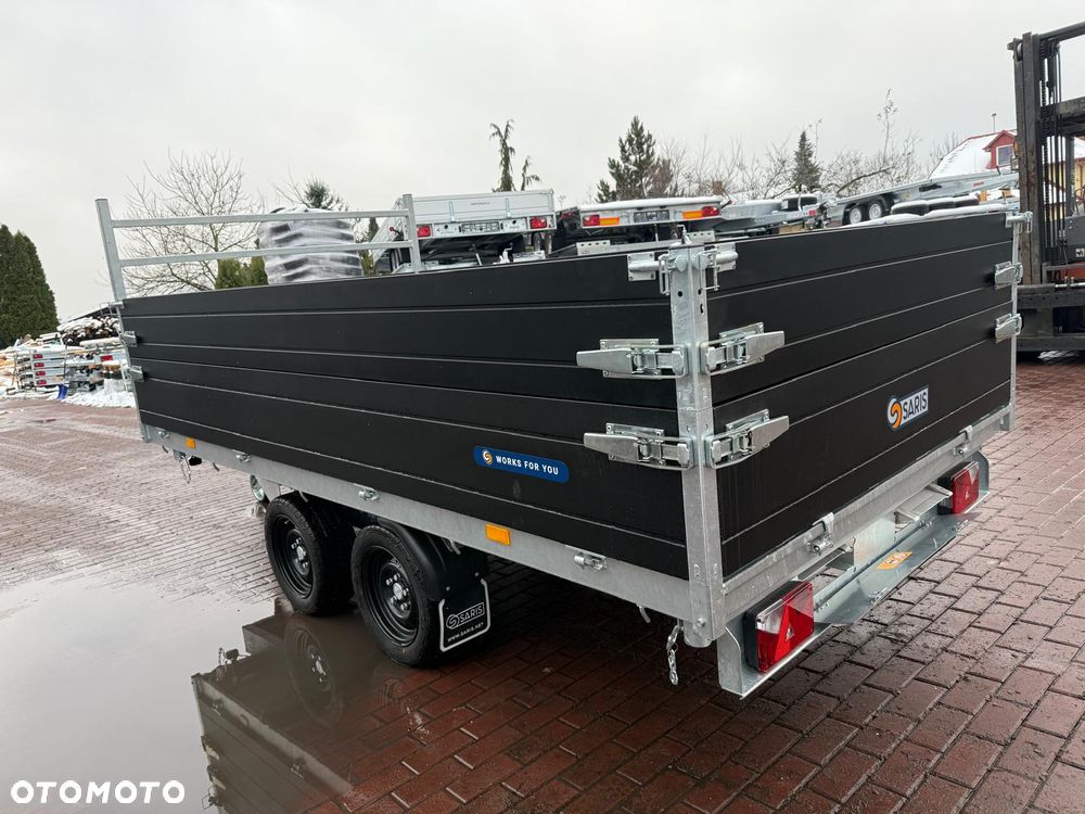Saris Przyczepa Kiprowana Saris Tipper K3 356x184x35 + nadstawki 30 cm 3500 kg dostawa pod dom Częstochowa - 5