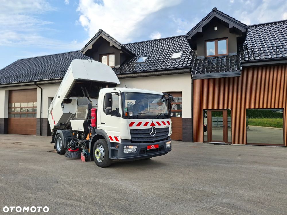 Mercedes-Benz Atego 1321 Zamiatarka BUCHER CityFant 5000 Euro 6 PM10 Rura Do Liści Studzienek Karcher Wysokiego Ciśnienia Napęd Hydrostatyczny - 2