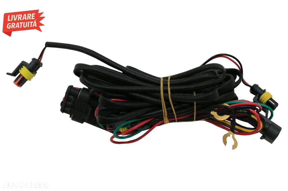 Carcasa faruri Alb cu Lumini de zi dedicate LED DRL Mercedes G-class W463 (1989-20- livrare gratuita - 17