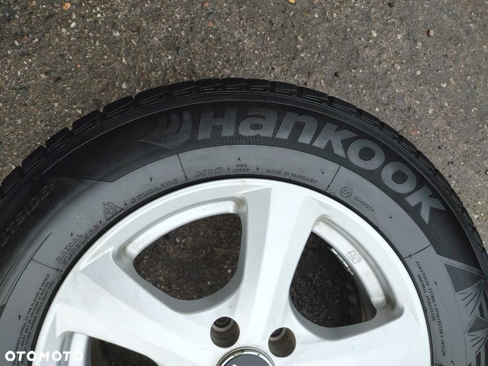 215/65R16 Opony Zimowe Zima HANKOOK Winter I*CEPT EVO 6,5-5mm Legnica ALU-RAD 215/65 - 12