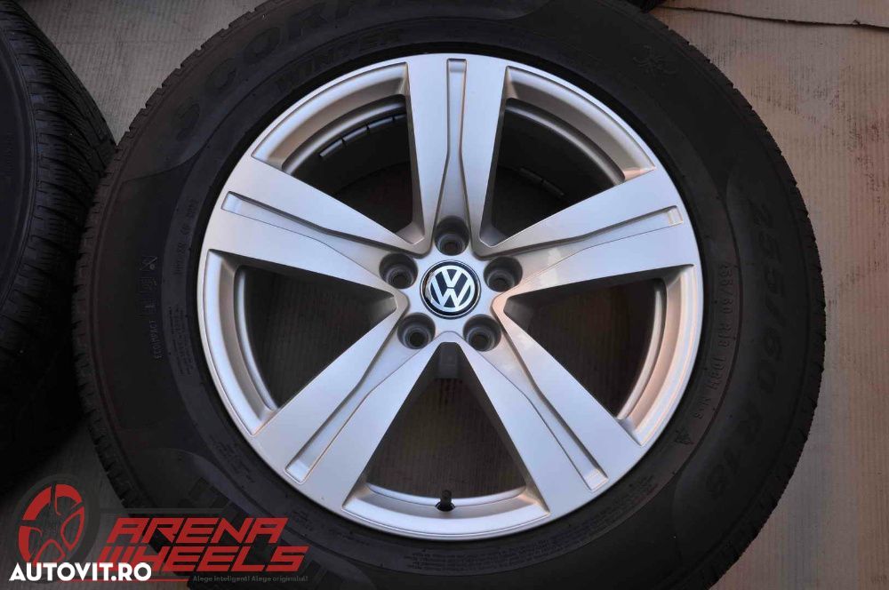 Roti Iarna 18 inch Originale VW Touareg 3 CR Pirelli 255/60 R18 - 4
