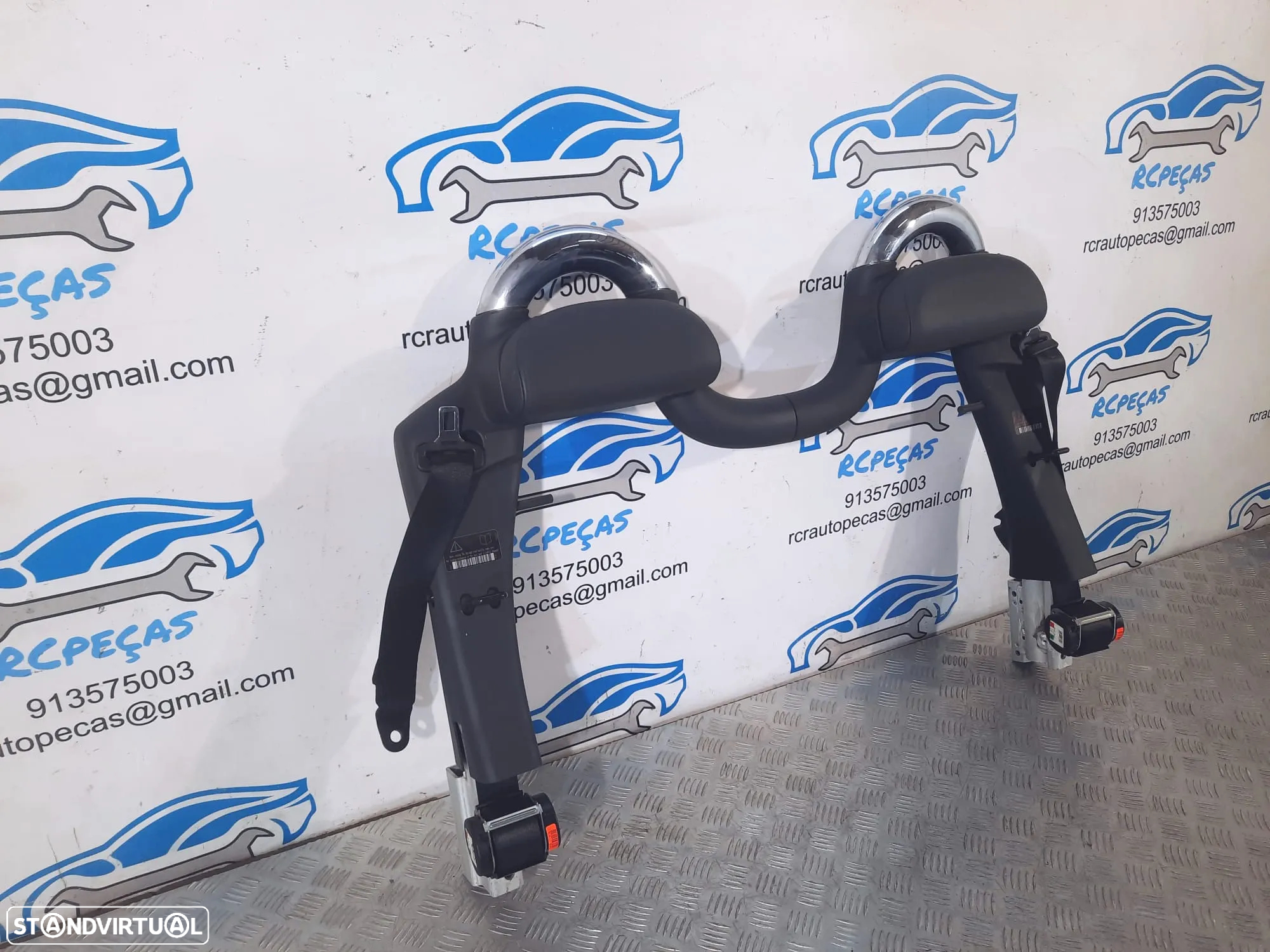 BARRAS ANTICAPOTAMENTO PROTEÇÃO MINI COOPER S R52 CABRIO 54607117905 7117905 ROLL BAR ROLLOVER DEFLETOR VENTO ANTI-CAPOTAMENTO - 5