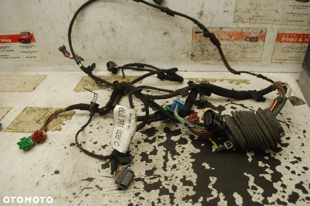 WIĄZKA DRZWI LEWY PRAWY PRZÓD PRZEDNIA AUDI A3 8L LIFT 5D 8L1971035T 8L1971035C - 1