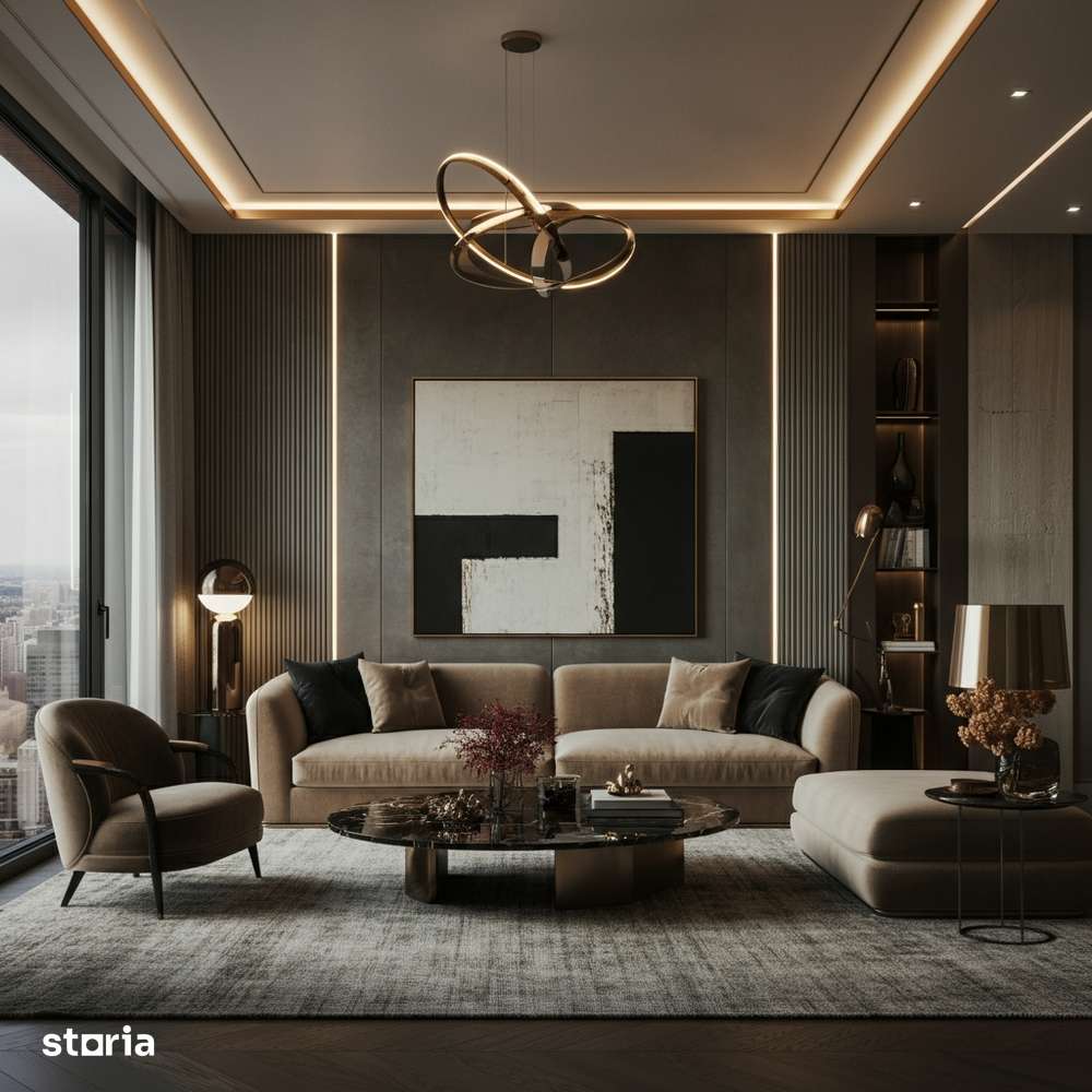 Proiect de lux, Marriott, 3 camere, imobil premium, zona centrala - Imagine principală: 2/32