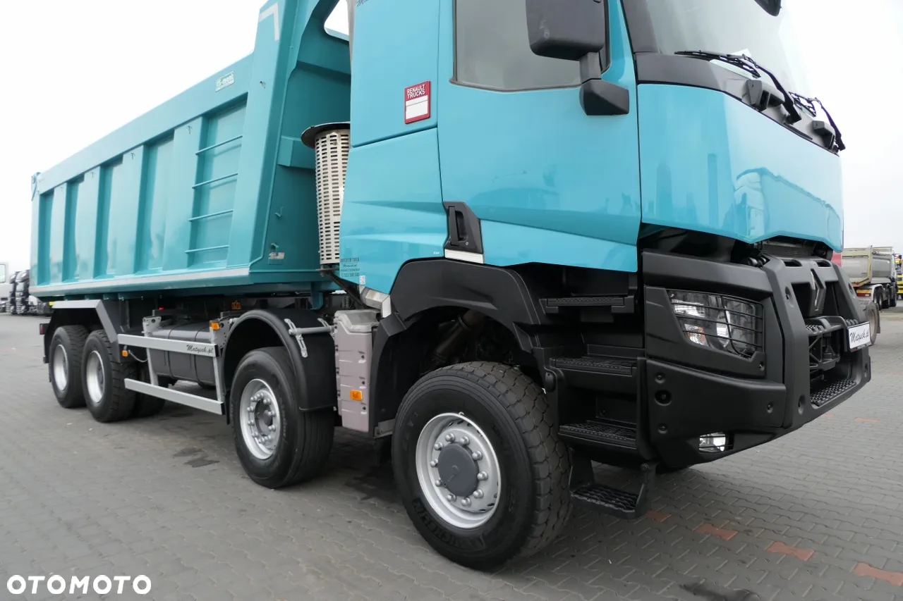 Renault K 480 / 8x6 / WYWROTKA TYLNOZSYPOWA 25 m3 / EURO 6 - 12