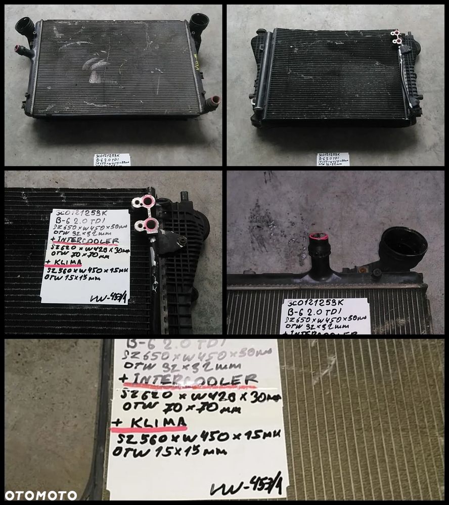 VW AUDI SEAT SKODA CHŁODNICA WODY AUKCJA NR1 - 30