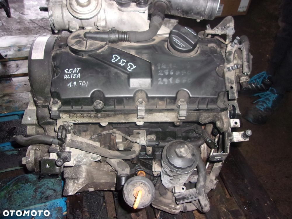 SILNIK 1.9 TDI BJB 105km AUDI SEAT VOKSWAGEN KOMPLETNY - 3
