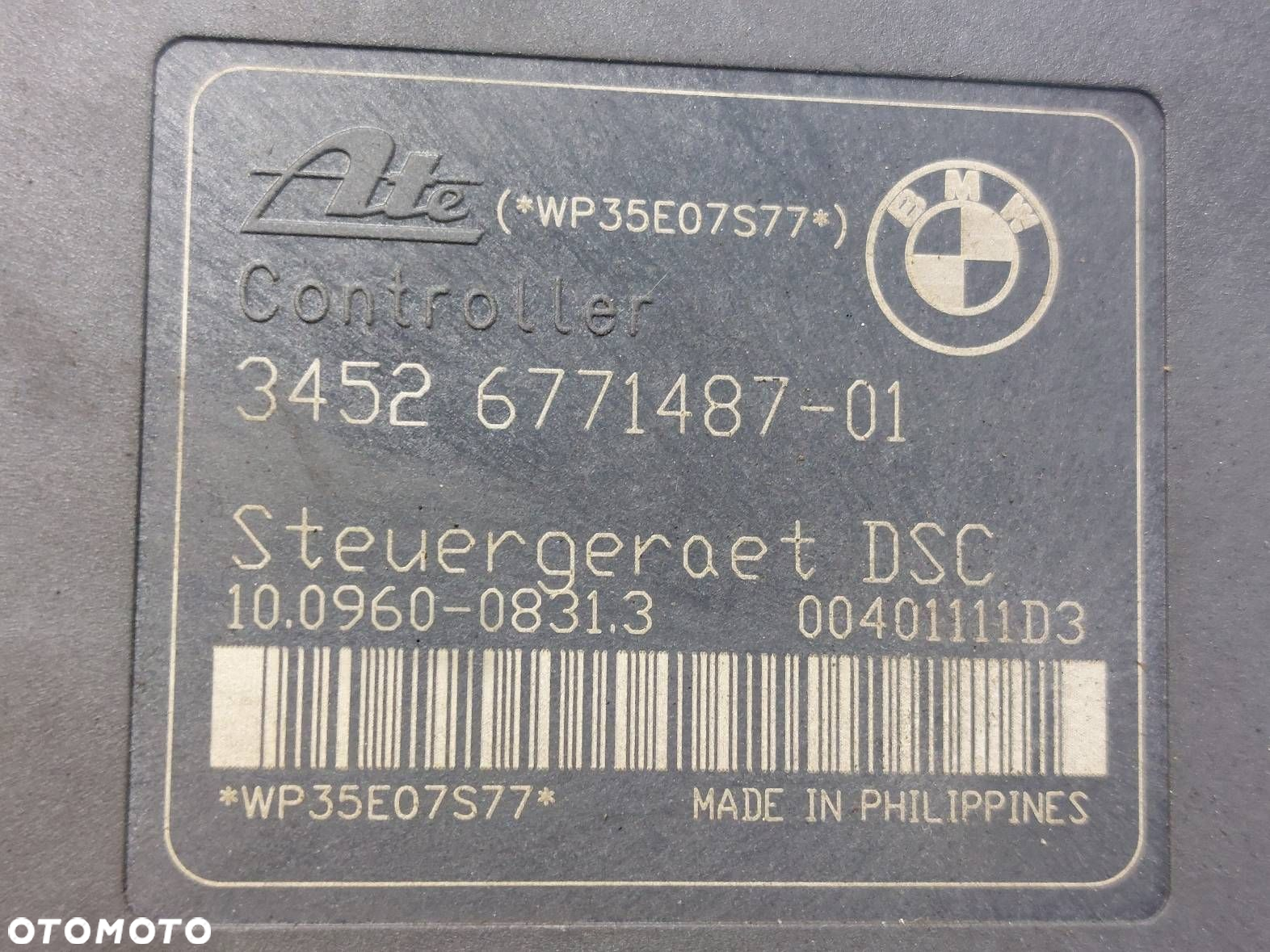 POMPA STEROWNIK ABS BMW E90 E91 6771486 6771487 - 4
