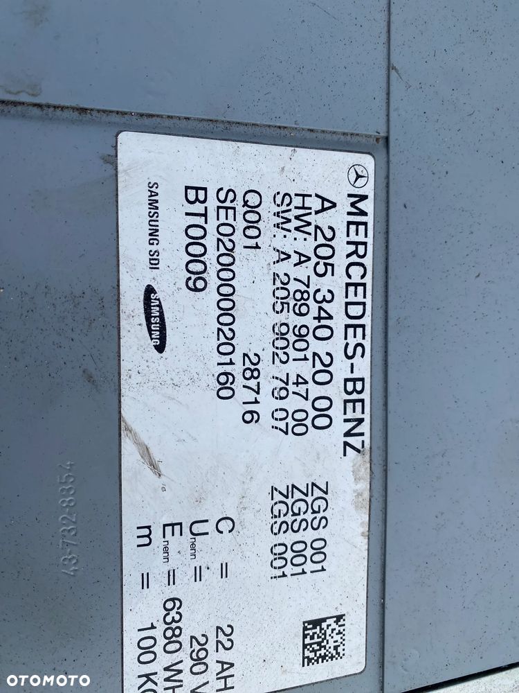MERCEDES 205 glc hybrid bateria A 2053402000 - 2