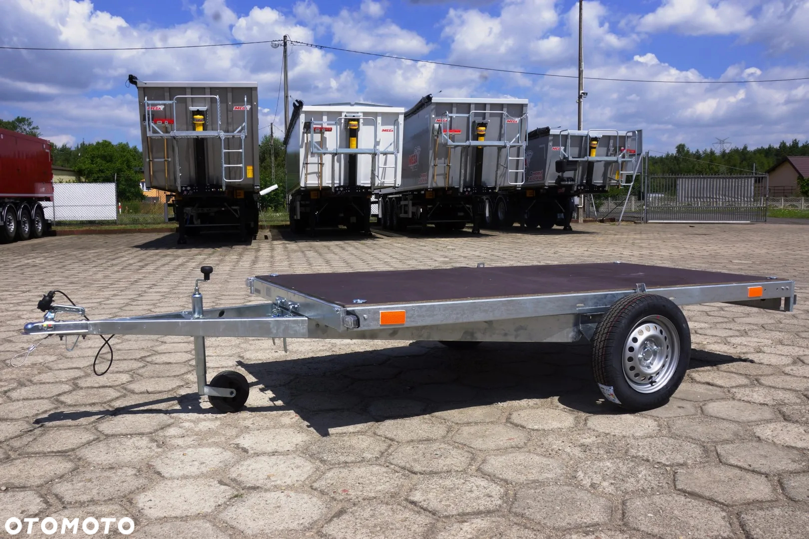 Zaslaw 1 oś, przyczepa prawko B, 750 kg DMC  MOCNA I SOLDNA - 25