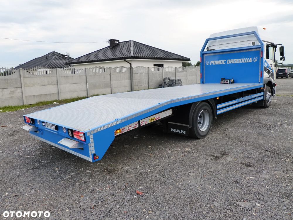 MAN TGM 15.290 POMOC DROGOWA AUTOLAWETA SPECJALNY EURO 5 DMC 15.500 KG ŁADOWNOŚĆ 9.000 KG XENON - 4
