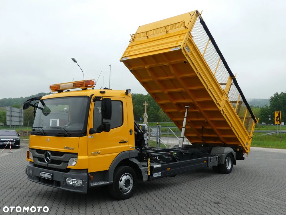 Mercedes-Benz ATEGO 1222 / WYWROTKA 3-STRONNA + HDS SKŁADANY W Z / - 4
