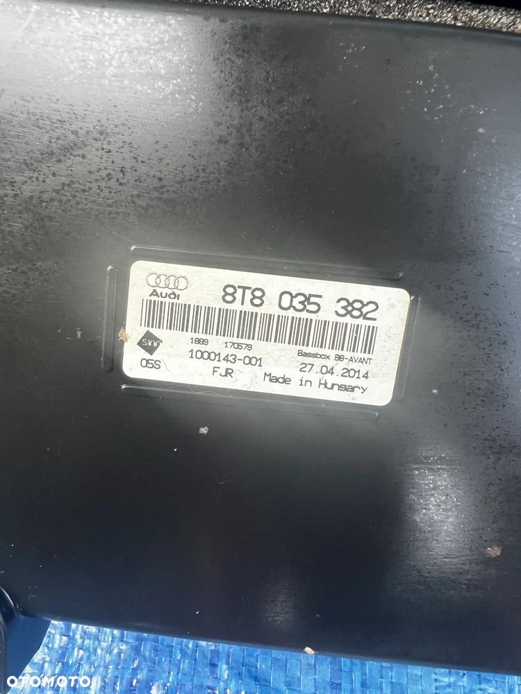 8T8035382 AUDI A4 B8 A5 8T LIFT GŁOŚNIK SUBWOOFER - 2