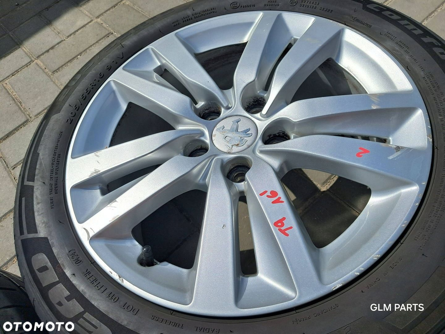 Peugeot 308 II T9 Felgi aluminiowe 16" koła LATO 205/55R16 5x108 - 7