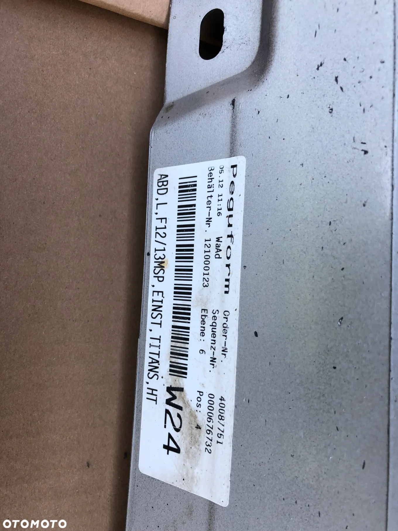 LISTWY LISTWA PROGOWA MPAKIET BMW F12 F13 Titansilber Metallic 354 - 16