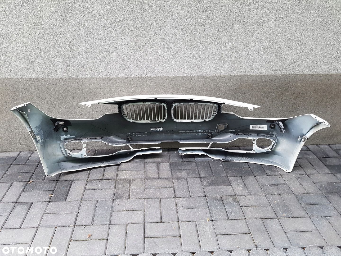 BMW 3 F30 F31 zderzak przód atrapa nerka 730834705 - 9